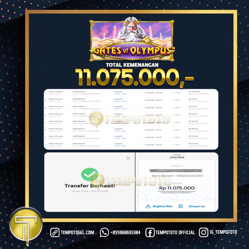 BUKTI JACKPOT TEMPOTOTO SLOT