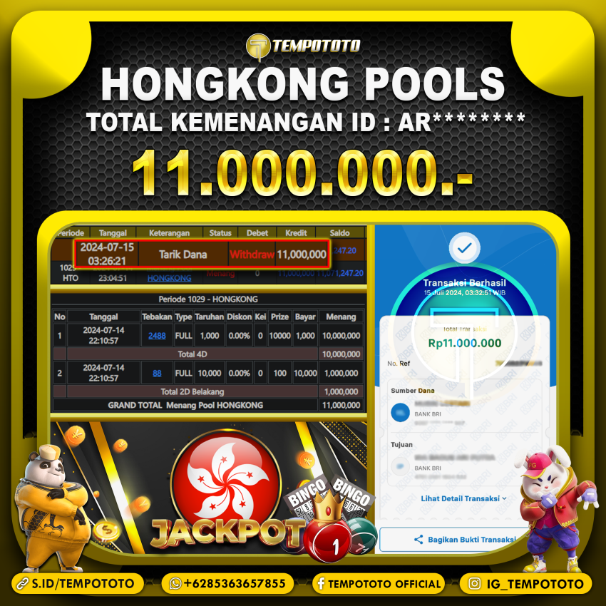 BUKTI JP TEMPOTOTO TOGEL