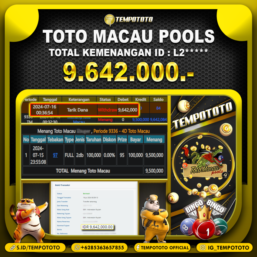 BUKTI JP TEMPOTOTO TOGEL