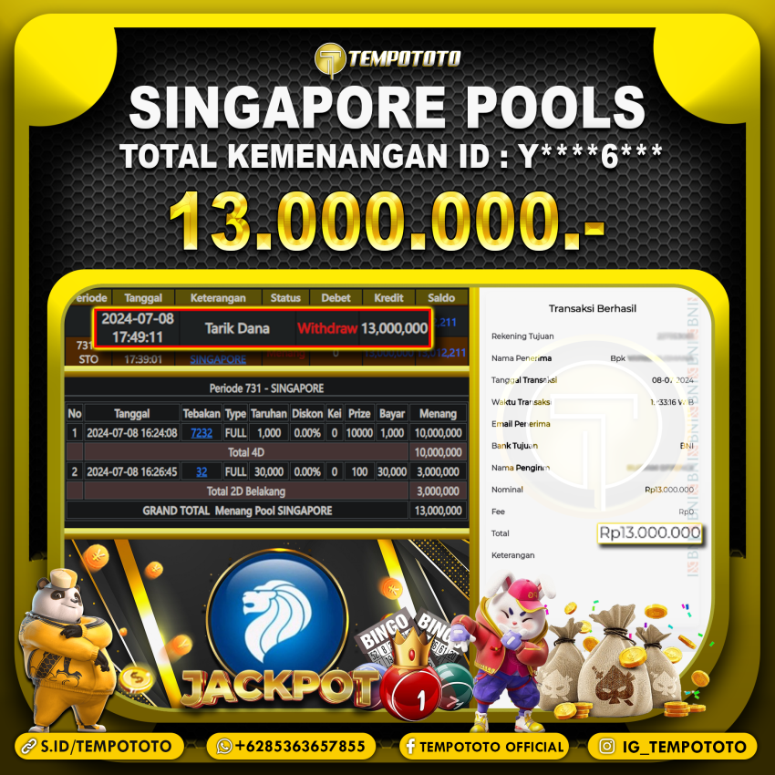 BUKTI JP TEMPOTOTO TOGEL